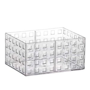 Organizador de Acrilico 1un Geladeira ,Escritorios ,Bwc 21x14x12cm Empilhável