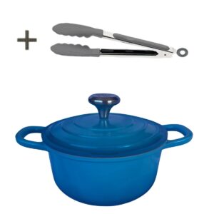 Panela Caçarola Azul Cerâmica 20cm 2,7litros 4mm Chef Florença
