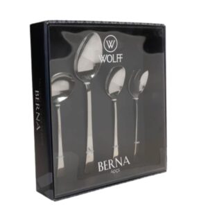 Jogo Talheres Berna para Servir Inox 4pç Wolff