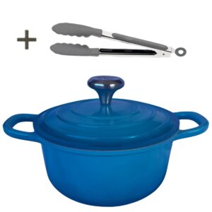 Panela Caçarola Azul Cerâmica 28cm 7,0litros 4mm Chef Florença