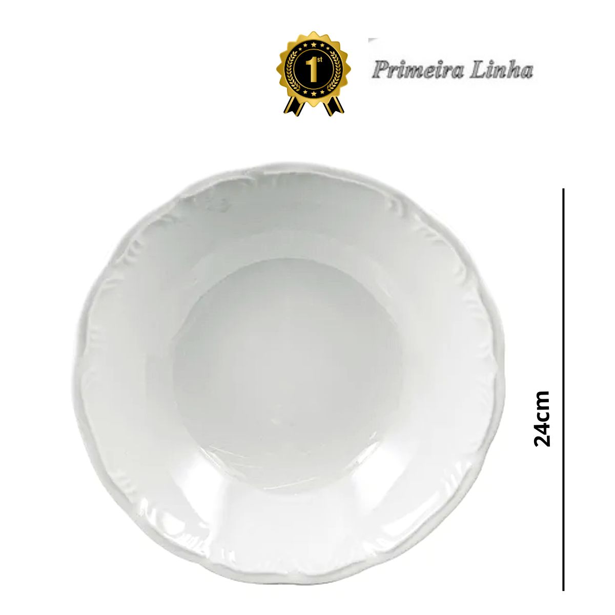 Saladeira Pomerode 24cm Porcelana Branca Schmidt - Image 2