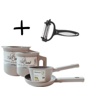 Kit 5pç  Mine Panelinhas para Recém Nascido Aluminio Antiaderente