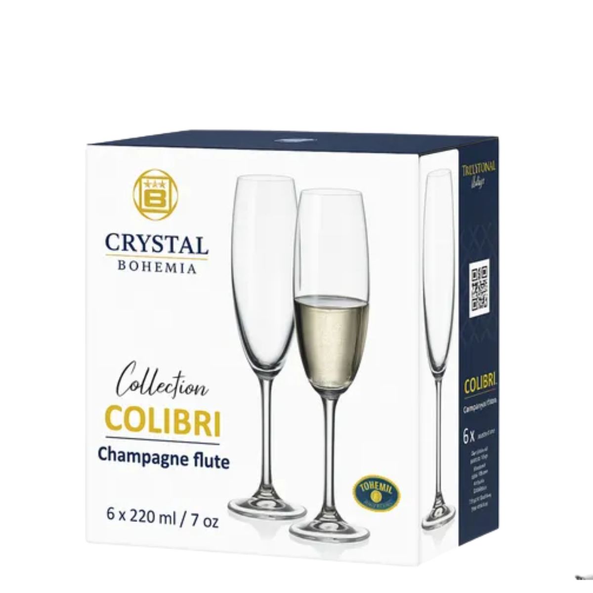 Taça Cristal Gastro Champanhe e Agua Coloridas 12un Bohemia - Image 7