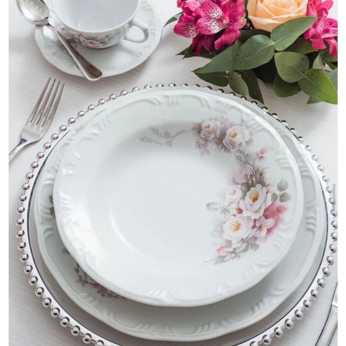 Aparelho de Jantar e Chá 48pçs Porcelana Eterna Schmidt - Image 5