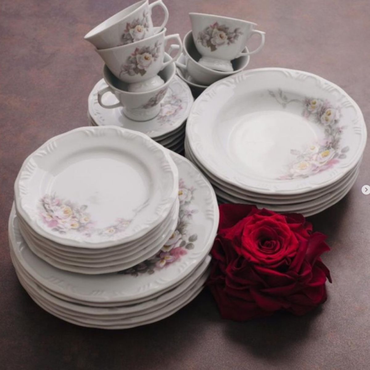 Aparelho de Jantar e Chá 48pçs Porcelana Eterna Schmidt - Image 6