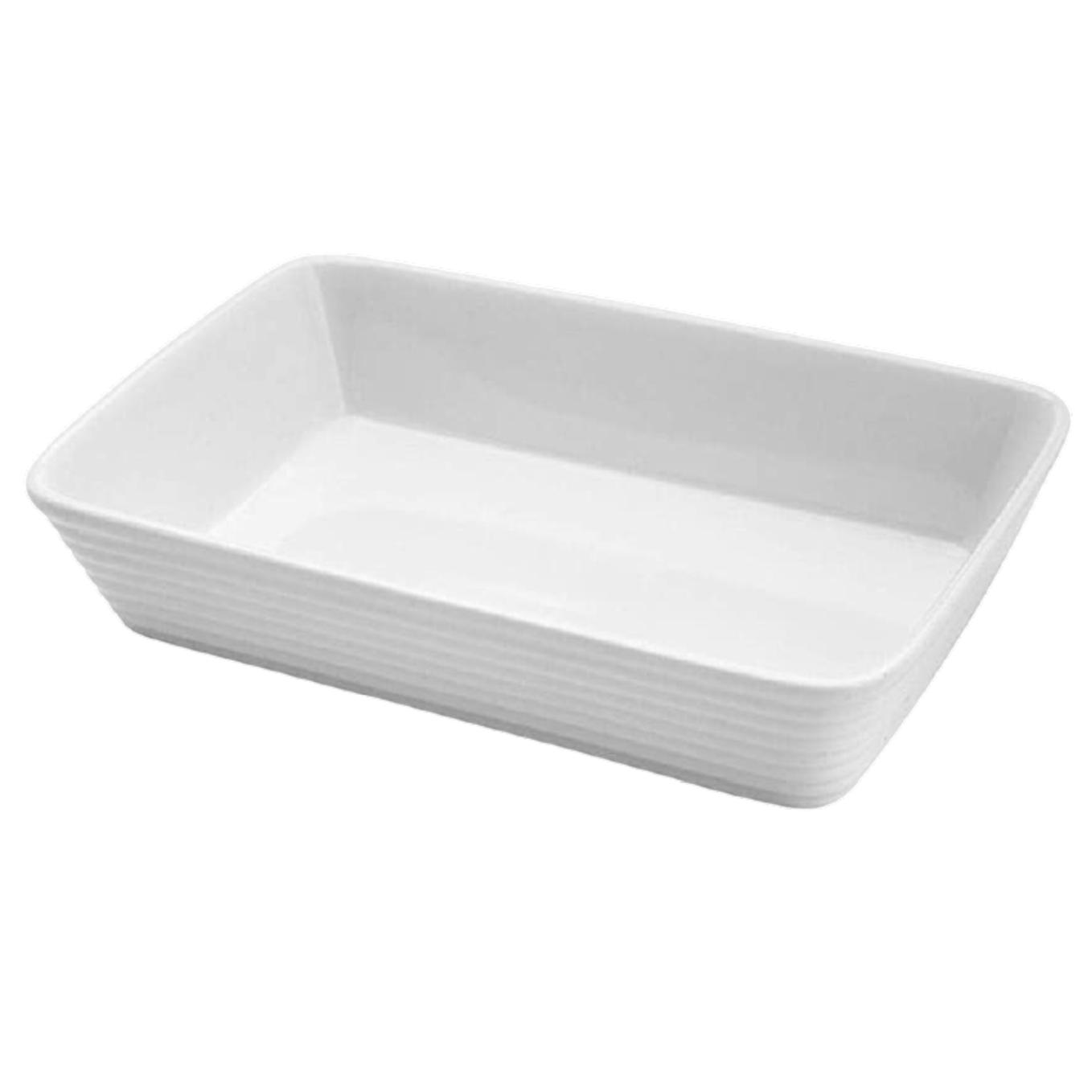 Travessa e Assadeira Refratária 3un Porcelana Branca - Image 7