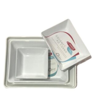 Loja Casa Canto - Formas e Assadeiras - assadeira,Travessa Refratária Porcelana Empilhável 4un Oxford