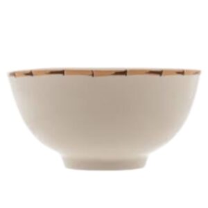 Loja Casa Canto - Sopeira e Bowls - Jogo Bowls Porcelana Branca Bambu 16x7cm 6un Lyor