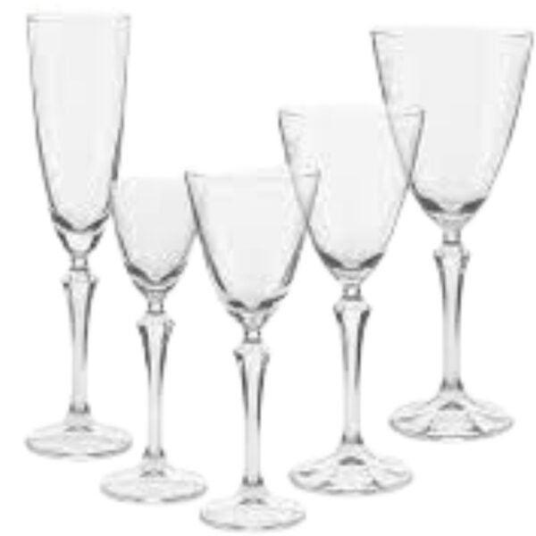 Loja Casa Canto - Taças de Cristal - Jogo Taças Cristal Elizabeth 30un Bohemia