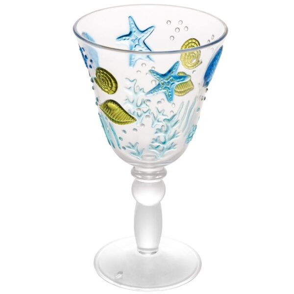 Loja Casa Canto - Jogo de Taças e Jarra - Jogo Jarra e Taças acrilico Ocean 7pç BonGourmet