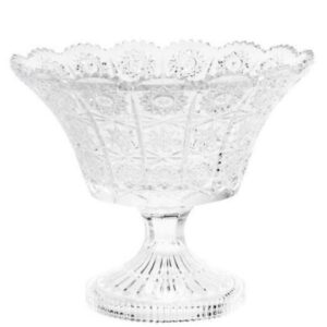 Loja Casa Canto - Fruteiras - Fruteira com Pé Cristal Starry 26x22cm Wolff