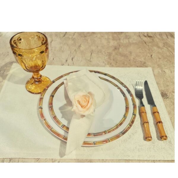 Loja Casa Canto - Americanos - americano Tecido Bege 6un 33x48cm Nataluz