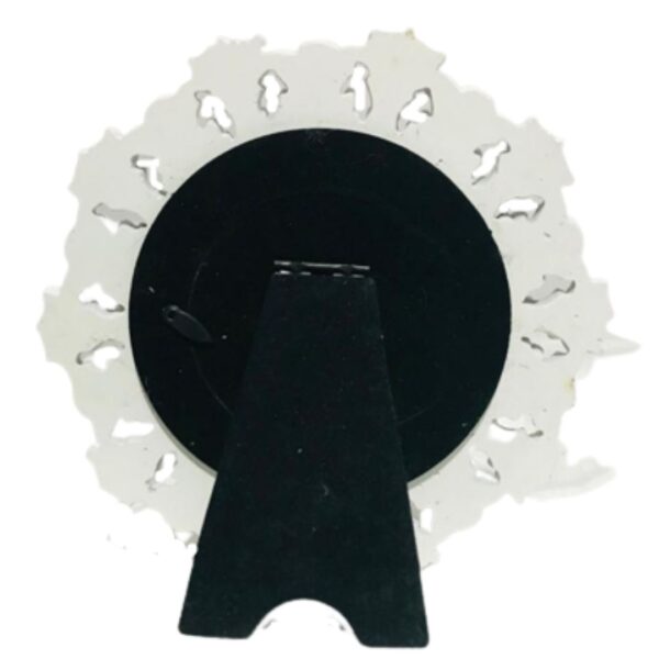 Loja Casa Canto - Porta Retratos - Porta Retrato Redondo Resina Branco Provençal