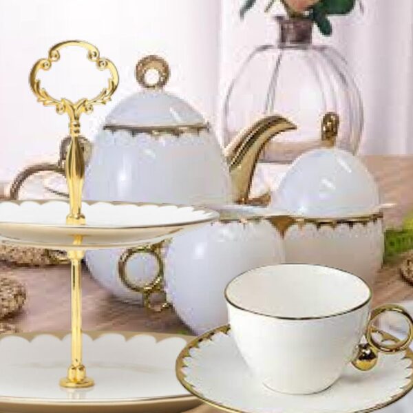 Loja Casa Canto - Jogo para Lanche - Jogo para Chá EGG Porcelana Branca 10pç Wolff