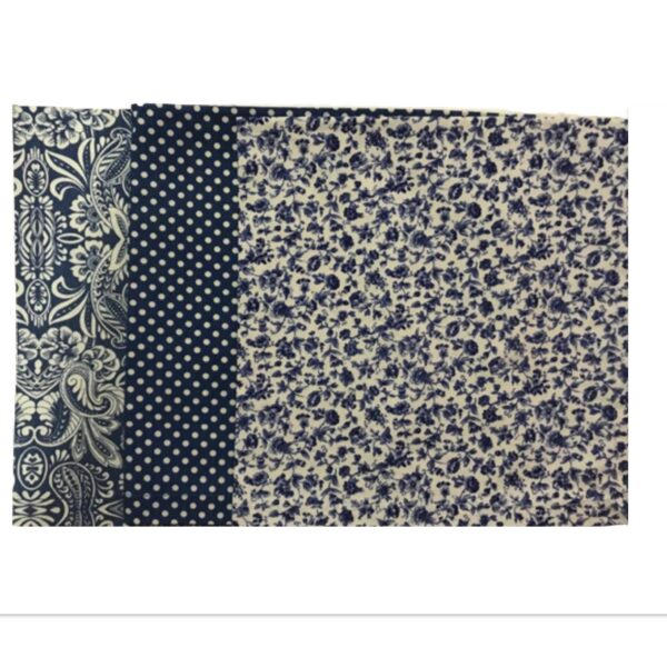 Loja Casa Canto - Guardanapos - Guardanapo algodão Composé em azul 47x47cm 6un Roupa Mesa