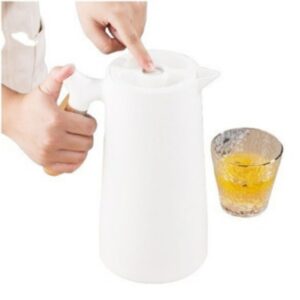 Loja Casa Canto - Garrafas Térmicas - Garrafa Térmica Nordic Menta com Cabo Madeira capacidade 1, 0L Bon Gourmet