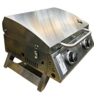 Loja Casa Canto - Churrasqueira Elétrica - Churrasqueira à Gas Bancada Inox Portátil 2 Queimadores Member’s Marlk