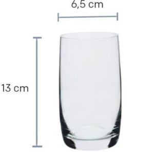 Loja Casa Canto - Copos de Cristal - Jogo Copos Cristal Ideal Long Drink Whisky 12un Bohemia