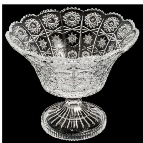 Loja Casa Canto - Fruteiras - Fruteira com Pé Cristal Starry 26x22cm Wolff