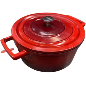 Loja Casa Canto - Panelas Avulsas - Panela Caçarola Vermelha 24cm 5,2L aluminio Injetado Jomafe Portugal