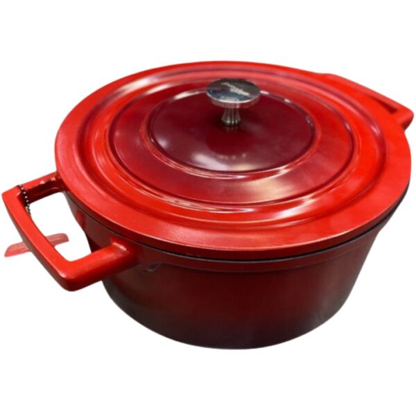 Loja Casa Canto - Panelas Avulsas - Panela Caçarola Vermelha 24cm 5,2L aluminio Injetado Jomafe Portugal