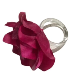 Loja Casa Canto - Porta Guardanapo - Porta Guardanapo 6un Flor Rosa Lé Crochet