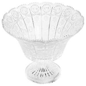 Loja Casa Canto - Fruteiras - Fruteira com Pé Cristal Starry 26x22cm Wolff