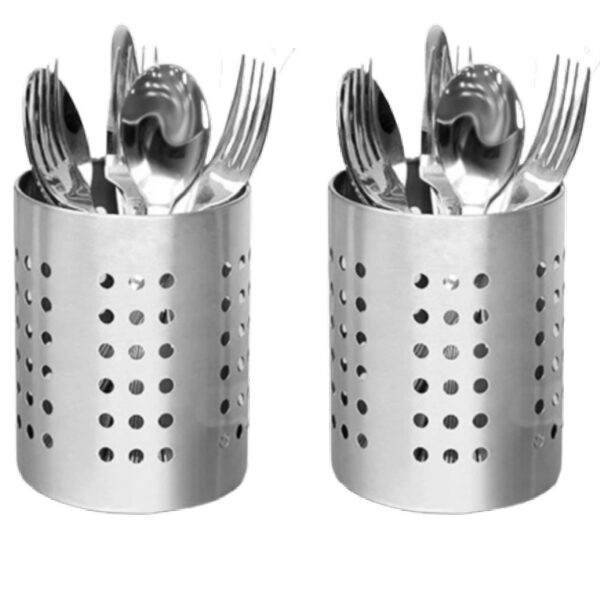 Loja Casa Canto - Porta Talheres - Porta Talher aço Inox Prime 12x17cm 2un Lyor