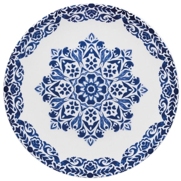 Loja Casa Canto - Aparelho de Jantar 06 pessoas - aparelho de Jantar Chá 30pç Coup Indian Porcelana Oxford