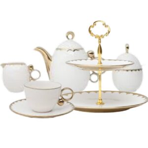 Loja Casa Canto - Jogo para Lanche - Jogo para Chá EGG Porcelana Branca 10pç Wolff