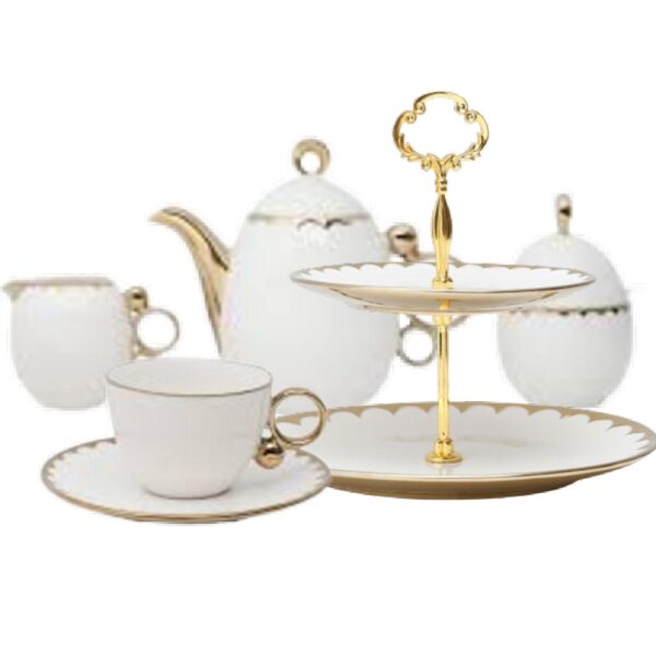 Loja Casa Canto - Jogo para Lanche - Jogo para Chá EGG Porcelana Branca 10pç Wolff